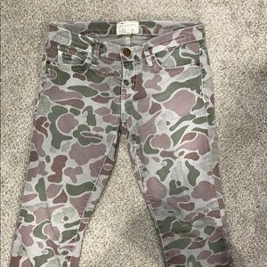 Current Elliot camo jeans